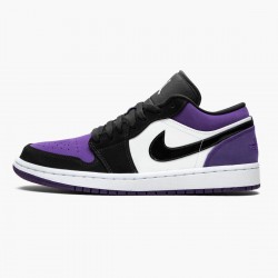 Nike Air Jordan 1 Low Court Purple Dam/Herr 553558-125 Skor