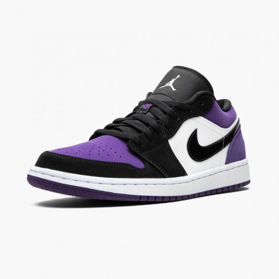 Nike Air Jordan 1 Low Court Purple Dam/Herr 553558-125 Skor