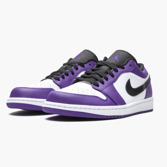 Nike Air Jordan 1 Retro Low Court Purple Dam/Herr 553558-500 Skor