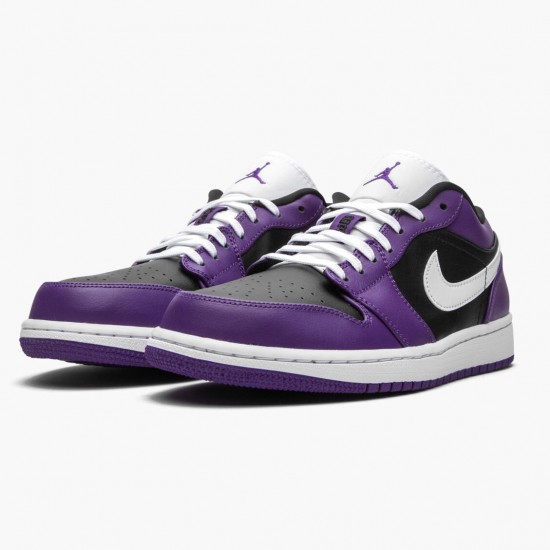 Nike Air Jordan 1 Retro Low Court Purple Dam/Herr 553558-501 Skor