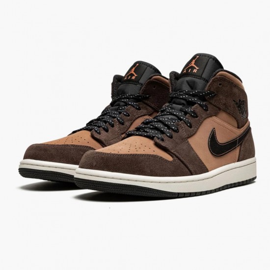 Nike Air Jordan 1 Mid SE Dark Chocolate Dam/Herr DC7294-200 Skor