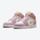 Nike Air Jordan 1 Mid SE GS Arctic Pink Dams DC9517-600 Skor