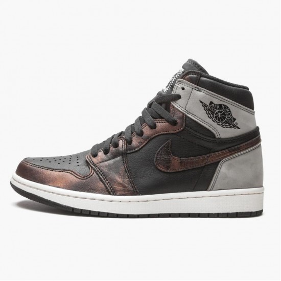 Nike Air Jordan 1 Retro High Light Army Rust Shadow Patina Dam/Herr 555088-033 Skor