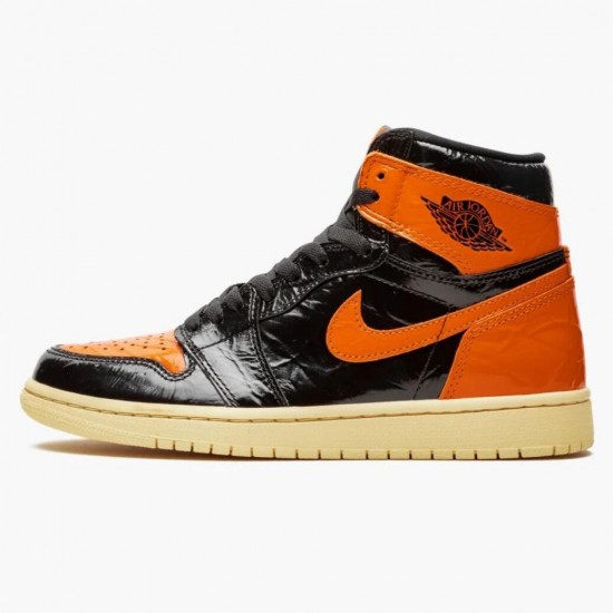 Nike Air Jordan 1 Retro Shattered Backboard BlackPale Vanilla Starfish Herr 555088-028 Skor