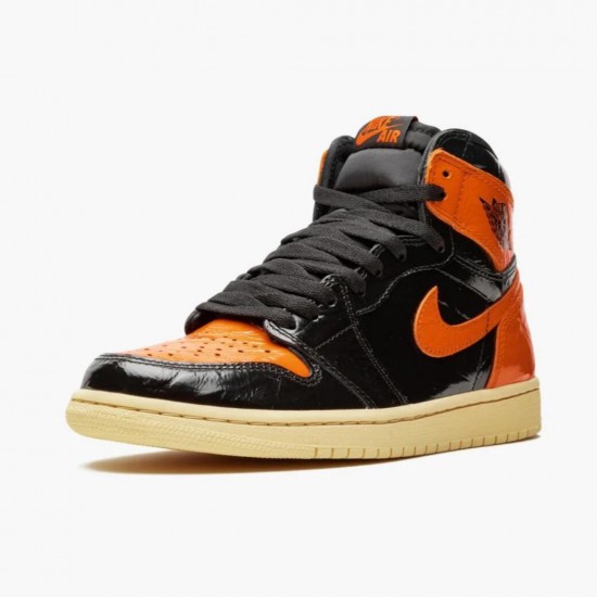 Nike Air Jordan 1 Retro Shattered Backboard BlackPale Vanilla Starfish Herr 555088-028 Skor