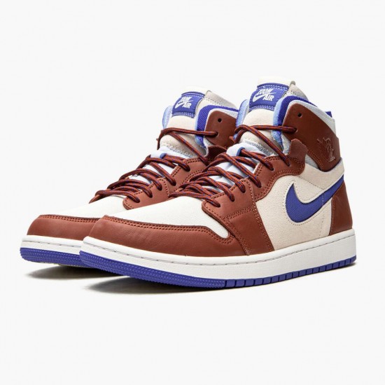 Nike Air Jordan 1 Zoom CMFT Team Red Dam/Herr CT0979-104 Skor