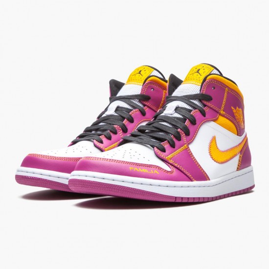 Nike Air Jordan 1 Mid Dia de los Muertos Dam/Herr DC0350-100 Skor