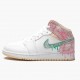 Nike Air Jordan 1 Mid SE GS Ice Cream Dams DD1666-100 Skor