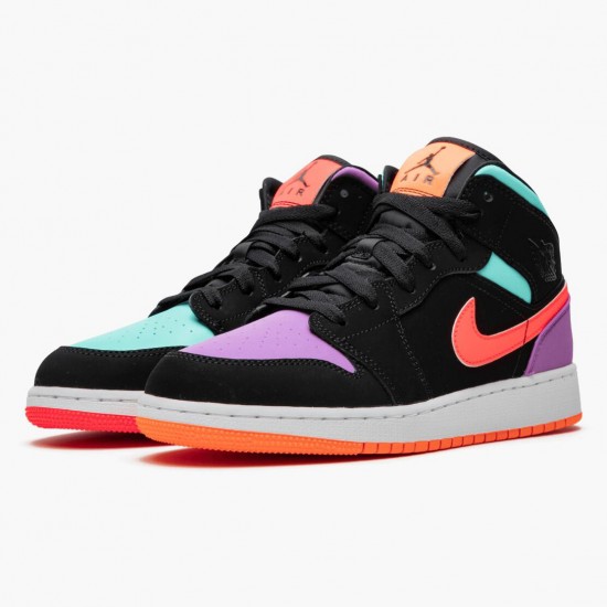 Nike Air Jordan 1 Mid Candy Dam/Herr 554725-083 Skor