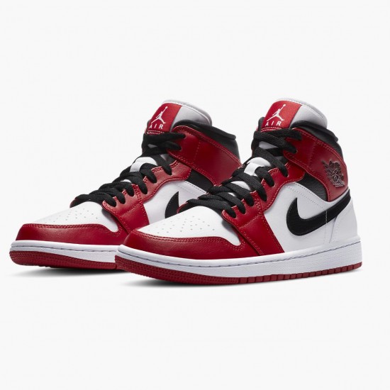 Nike Air Jordan 1 Mid Chicago 2020 Dam/Herr 554724-173 Skor