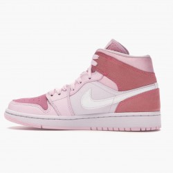 Nike Air Jordan 1 Mid Digital Pink Dams CW5379-600 Skor