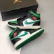 Nike Air Jordan 1 Mid Pine Green Herr 554724-067 Skor