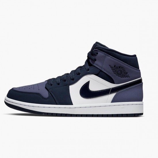 Nike Air Jordan 1 Mid Sanded Purple Dam/Herr 554724-445 Skor