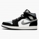 Nike Air Jordan 1 Mid Satin Grey Herr 852542-011 Skor