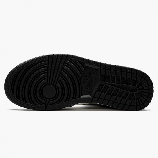 Nike Air Jordan 1 Mid Satin Grey Herr 852542-011 Skor