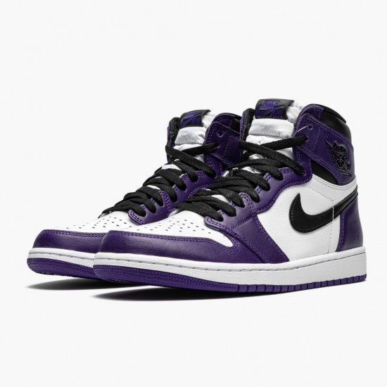 Nike Air Jordan 1 Retro High OG Court Purple Herr 555088-500 Skor