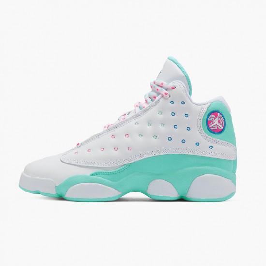 Nike Air Jordan 13 Retro Aurora Green Dams 439358-100 Skor