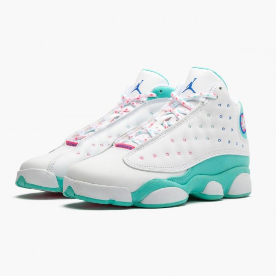 Nike Air Jordan 13 Retro Aurora Green Dams 439358-100 Skor