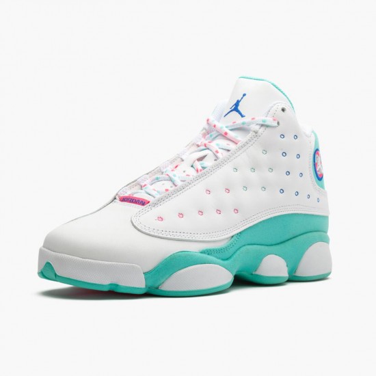 Nike Air Jordan 13 Retro Aurora Green Dams 439358-100 Skor