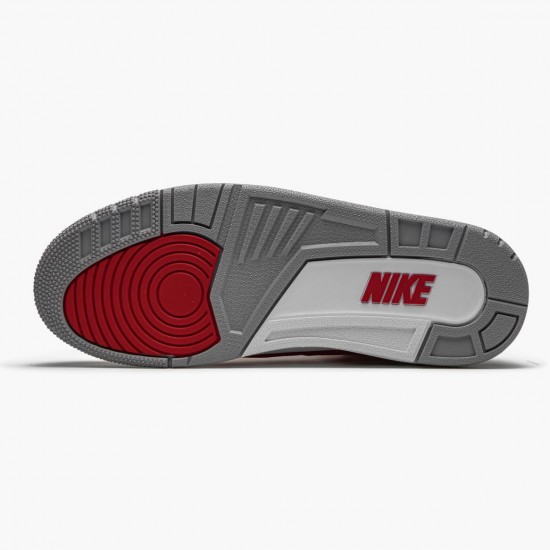 Nike Air Jordan 3 Retro Fire Red Cement Herr CU2277-600 Skor