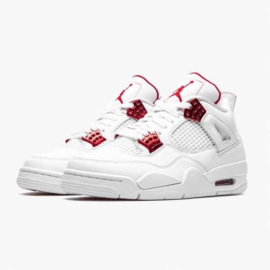 Nike Air Jordan 4 Retro Metallic Red Dam/Herr CT8527-112 Skor