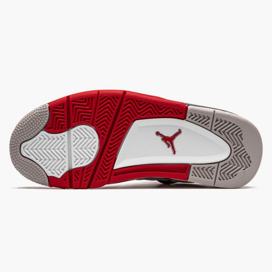 Nike Air Jordan 4 Retro OG GS Fire Red 2020 Herr 408452-160 Skor
