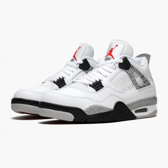 Nike Air Jordan 4 Retro OG White Cement Herr 840606-192 Skor