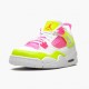 Nike Air Jordan 4 Retro White Lemon Pink Dam/Herr CV7808-100 Skor