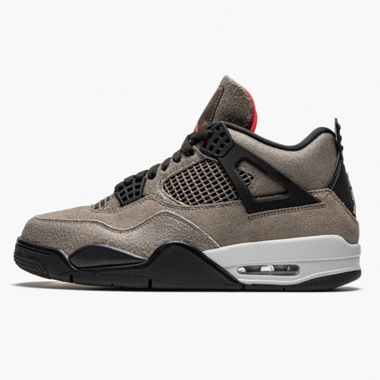 Off-White x Nike Air Jordan 4 Retro Taupe Haze Dam/Herr DB0732-200 Skor