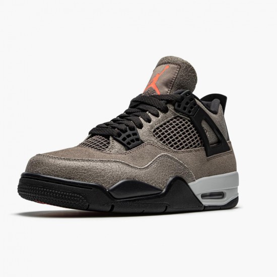 Off-White x Nike Air Jordan 4 Retro Taupe Haze Dam/Herr DB0732-200 Skor