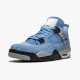 Nike Air Jordan 4 Retro University Blue Dam/Herr CT8527-400 Skor