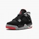 Nike Air Jordan 4 Retro Bred 2019 Release Herr 308497-060 Skor