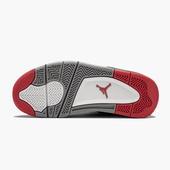 Nike Air Jordan 4 Retro Bred 2019 Release Herr 308497-060 Skor