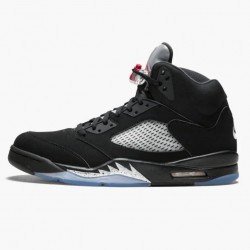 Nike Air Jordan 5 Retro Black Dam/Herr 845035-003 Skor