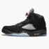 Nike Air Jordan 5 Retro Black Dam/Herr 845035-003 Skor