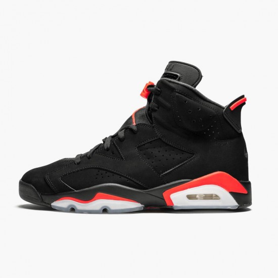 Nike Air Jordan 6 Retro Black Infrared Herr 384664-060 Skor