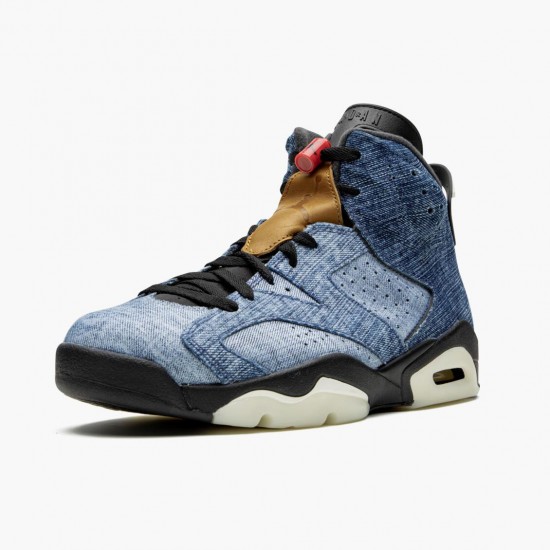 Nike Air Jordan 6 Retro Washed Denim Dam/Herr 384664-060 Skor