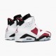 Nike Air Jordan 6 Retro Carmine Dam/Herr 384664-160 Skor