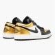 Jordan 1 Low Gold Toe Metallic Guld/Svart-Vit Jordan Skor