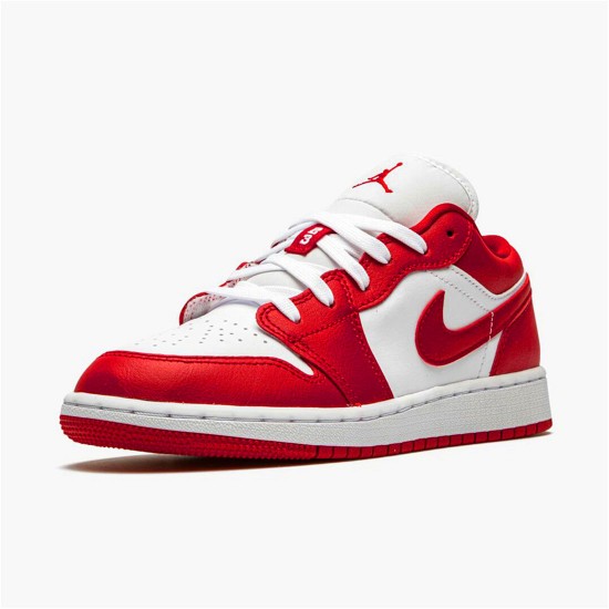 Jordan 1 Low Gym Red White Gym Röd/Gym Röd-Vit Jordan Skor