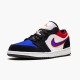 Jordan 1 Low Lakers Top 3 Svart/Court Lila-University Guld-Bright Crimson-Game Royal-Vit Jordan Skor