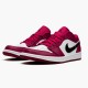 Jordan 1 Low Noble Red Noble Röd/Svart-Vit-Noble Röd Jordan Skor