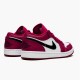 Jordan 1 Low Noble Red Noble Röd/Svart-Vit-Noble Röd Jordan Skor