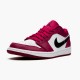 Jordan 1 Low Noble Red Noble Röd/Svart-Vit-Noble Röd Jordan Skor