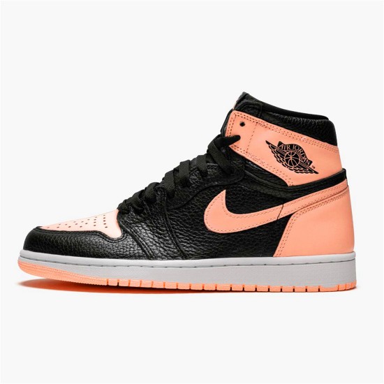 Jordan 1 High Black Crimson Tint Svart/Crimson Tint-Vit-Hyper Rosa-Mystic Grön Jordan Skor