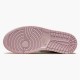 Jordan 1 Mid Barely Rose Light Violet/Svart-Vit Jordan Skor