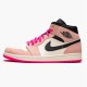 Jordan 1 Mid Crimson Tint Crimson Tint/Hyper Rosa-Svart-Sail Jordan Skor