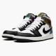 Jordan 1 Mid Heat Reactive Vit/Svart/Heat Reactive Jordan Skor