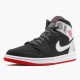 Jordan 1 Mid Johnny Kilroy Svart/Gym Röd-Metallic Silver Jordan Skor