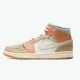 Jordan 1 Mid Milan Sail/Light Bone-String-Shimmer Jordan Skor